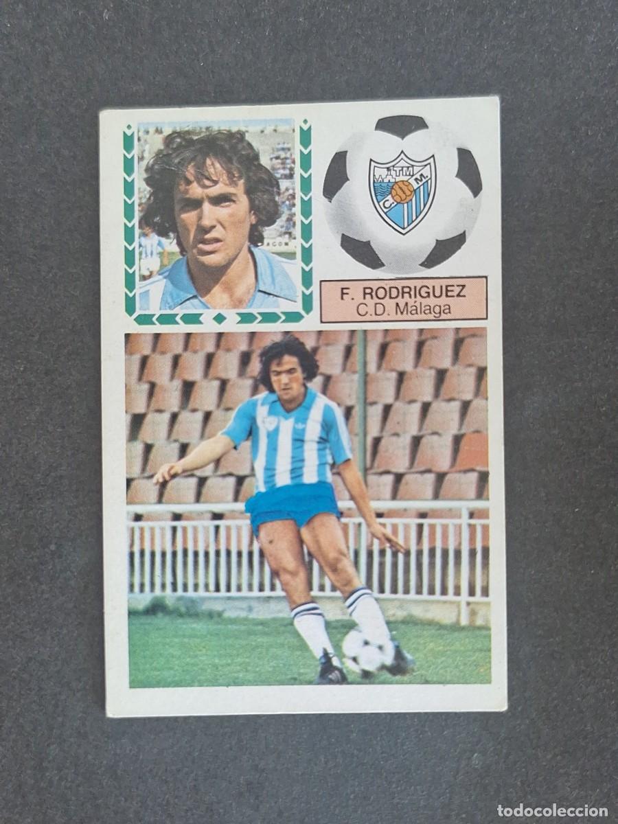 Cromos de f&uacute;tbol: L6 F. RODRIGUEZ C. D. MALAGA LIGA ESTE 1983 1984 83 84 DESPEGADO RECUPERADO