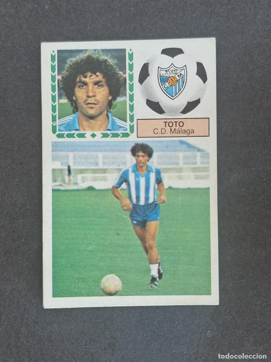 Cromos de f&uacute;tbol: L6 TOTO C. D. MALAGA LIGA ESTE 1983 1984 83 84 DESPEGADO RECUPERADO