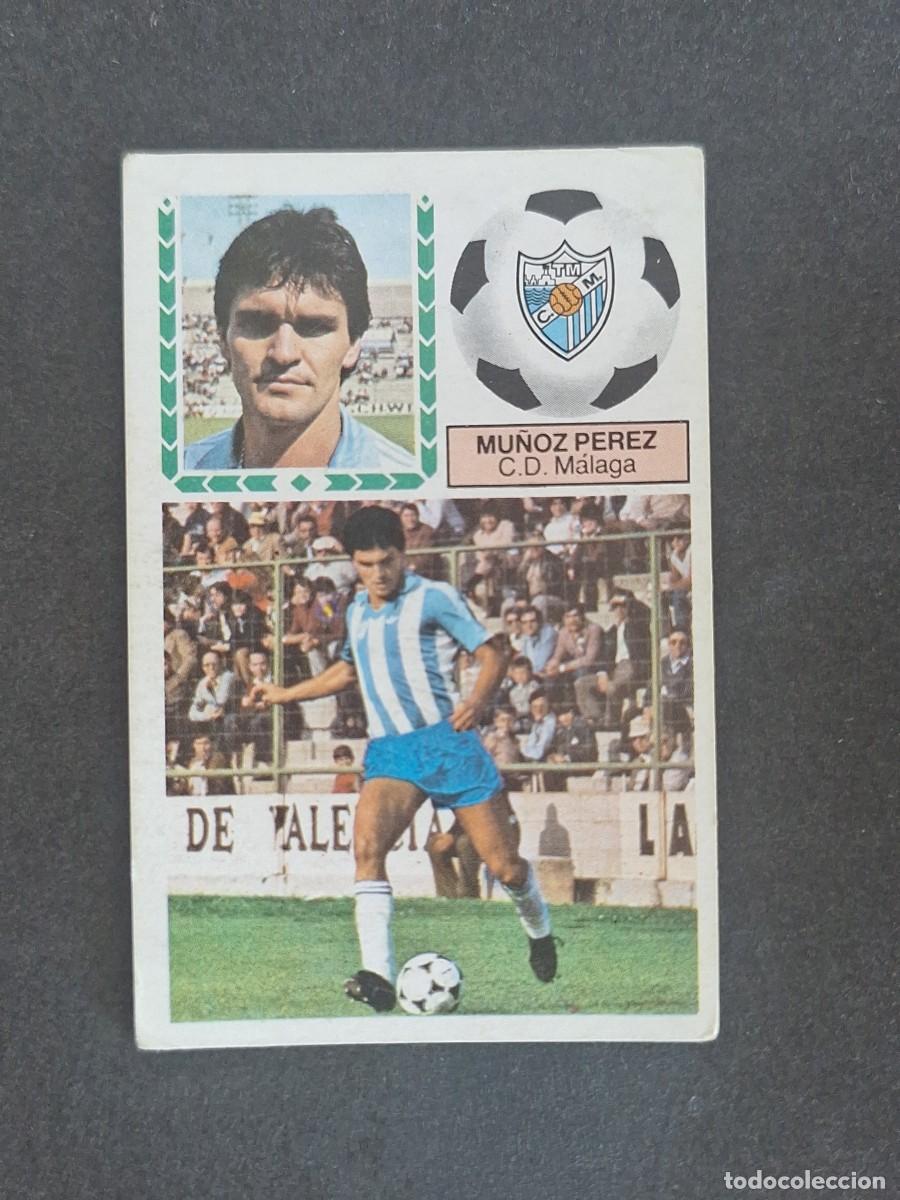 Cartes &agrave; collectionner de Football: L6 MU&Ntilde;OZ PEREZ C. D. MALAGA LIGA ESTE 1983 1984 83 84 DESPEGADO RECUPERADO