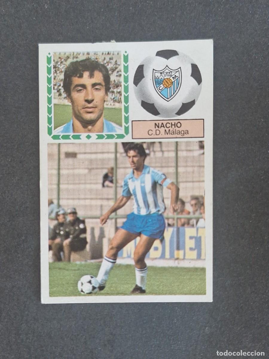 Cromos de f&uacute;tbol: L6 NACHO C. D. MALAGA LIGA ESTE 1983 1984 83 84 DESPEGADO RECUPERADO