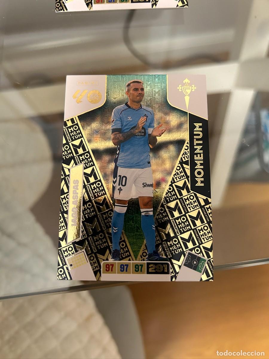 Cromos de f&uacute;tbol: iago aspas momentum adrenalyn 2025-26 nuevo de sobre