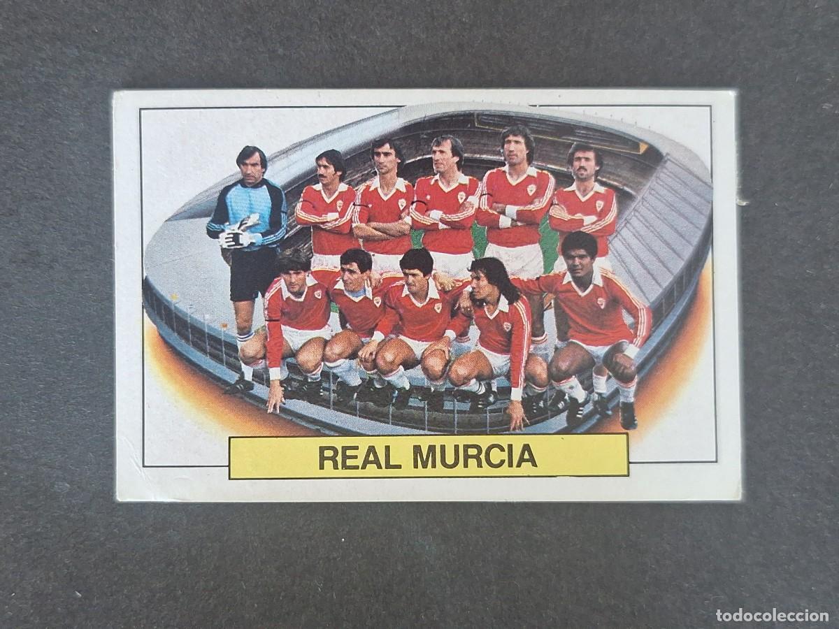 Cromos de f&uacute;tbol: L6 ALINEACION EQUIPO REAL MURCIA LIGA ESTE 1983 1984 83 84 DESPEGADO RECUPERADO
