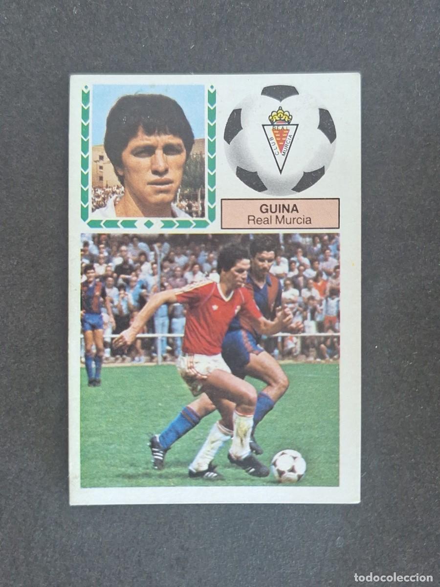 Cromos de f&uacute;tbol: L6 GUINA REAL MURCIA LIGA ESTE 1983 1984 83 84 DESPEGADO RECUPERADO