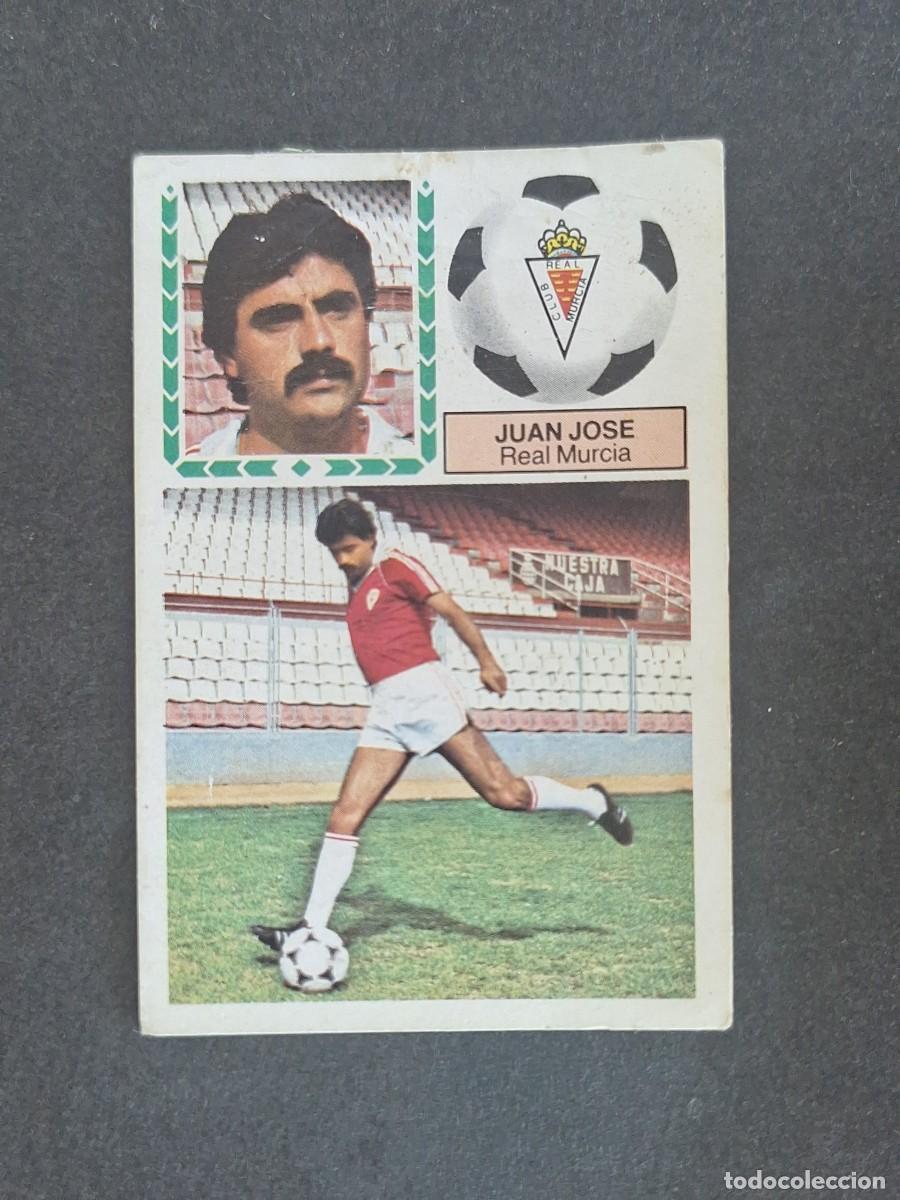 Cromos de f&uacute;tbol: L6 JUAN JOSE REAL MURCIA LIGA ESTE 1983 1984 83 84 DESPEGADO RECUPERADO