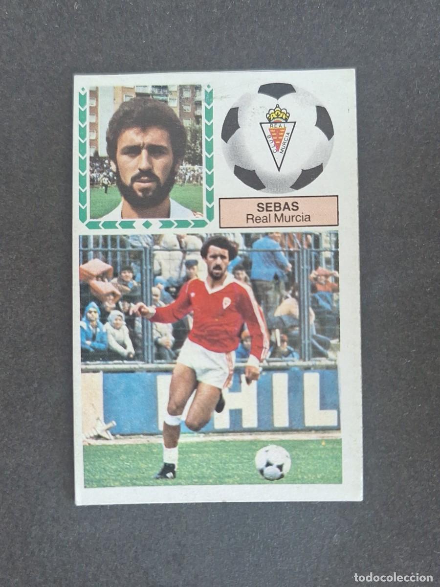 Cromos de f&uacute;tbol: L6 SEBAS REAL MURCIA LIGA ESTE 1983 1984 83 84 DESPEGADO RECUPERADO