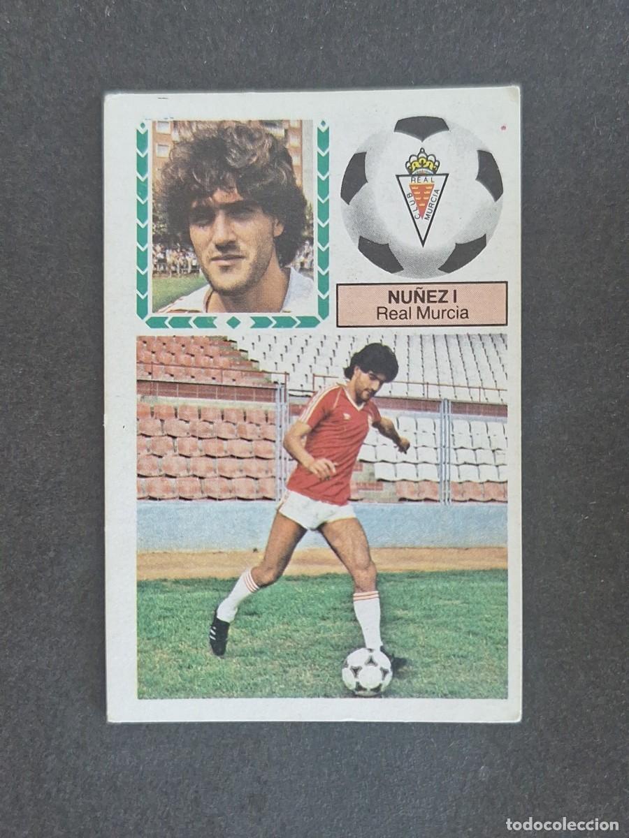 Cromos de f&uacute;tbol: L6 NU&Ntilde;EZ I REAL MURCIA LIGA ESTE 1983 1984 83 84 DESPEGADO RECUPERADO