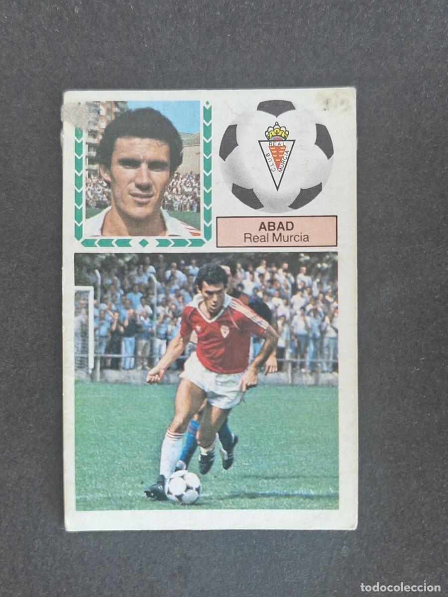 Cromos de f&uacute;tbol: L6 ABAD REAL MURCIA LIGA ESTE 1983 1984 83 84 DESPEGADO RECUPERADO
