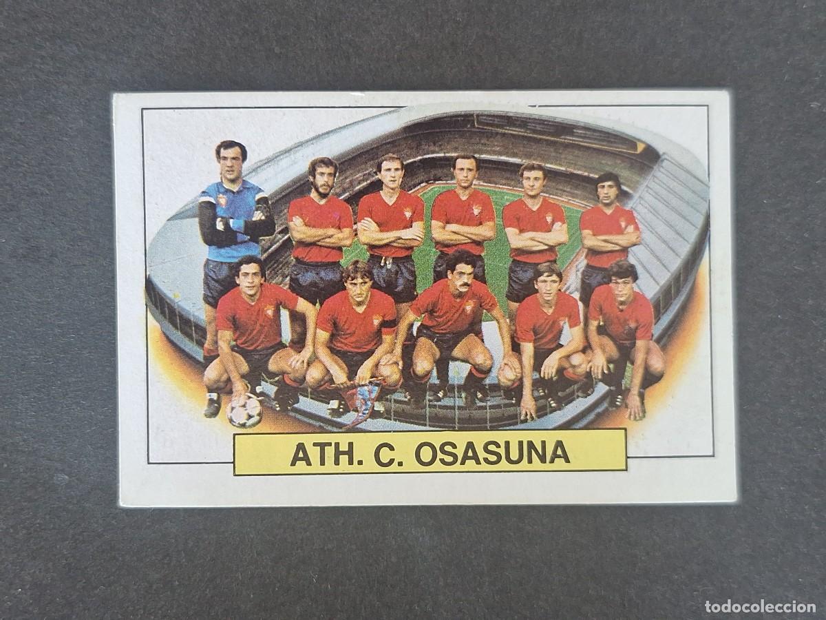 Cromos de f&uacute;tbol: L6 ALINEACION EQUIPO C. A. OSASUNA LIGA ESTE 1983 1984 83 84 DESPEGADO RECUPERADO