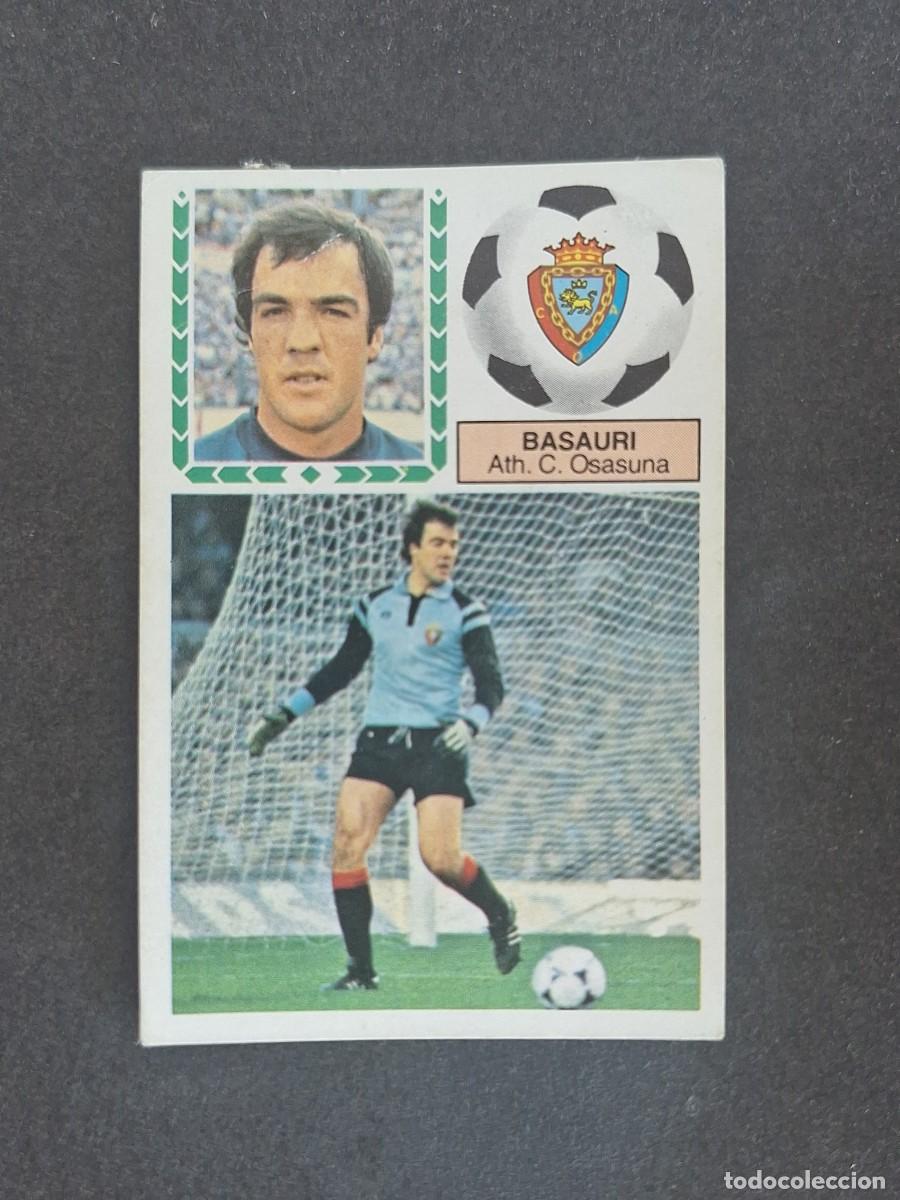 Cromos de f&uacute;tbol: L6 BASAURI C. A. OSASUNA LIGA ESTE 1983 1984 83 84 DESPEGADO RECUPERADO