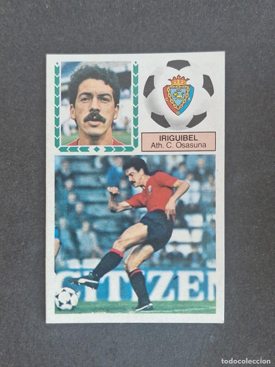 Cromos de f&uacute;tbol: L6 IRIGUIBEL C. A. OSASUNA LIGA ESTE 1983 1984 83 84 DESPEGADO RECUPERADO