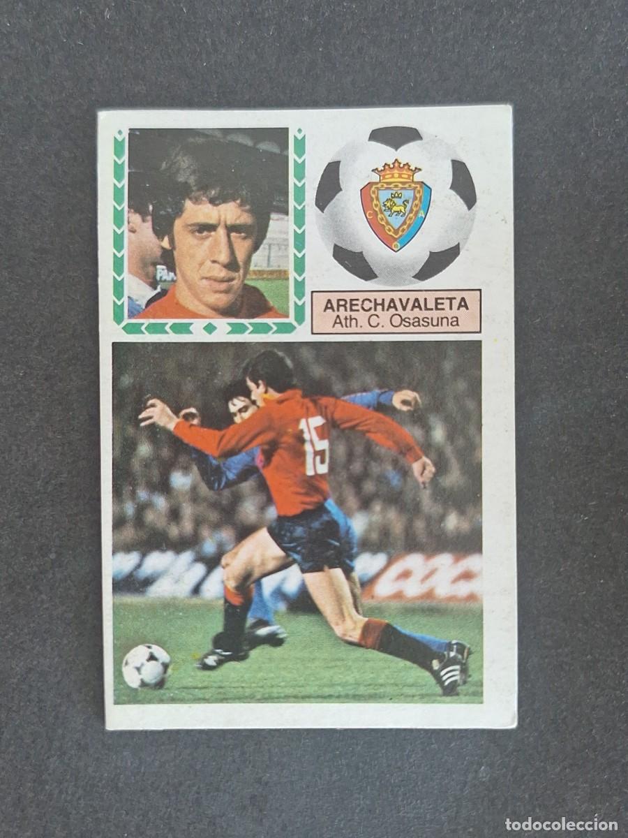 Cromos de f&uacute;tbol: L6 ARECHAVALETA C. A. OSASUNA LIGA ESTE 1983 1984 83 84 DESPEGADO RECUPERADO