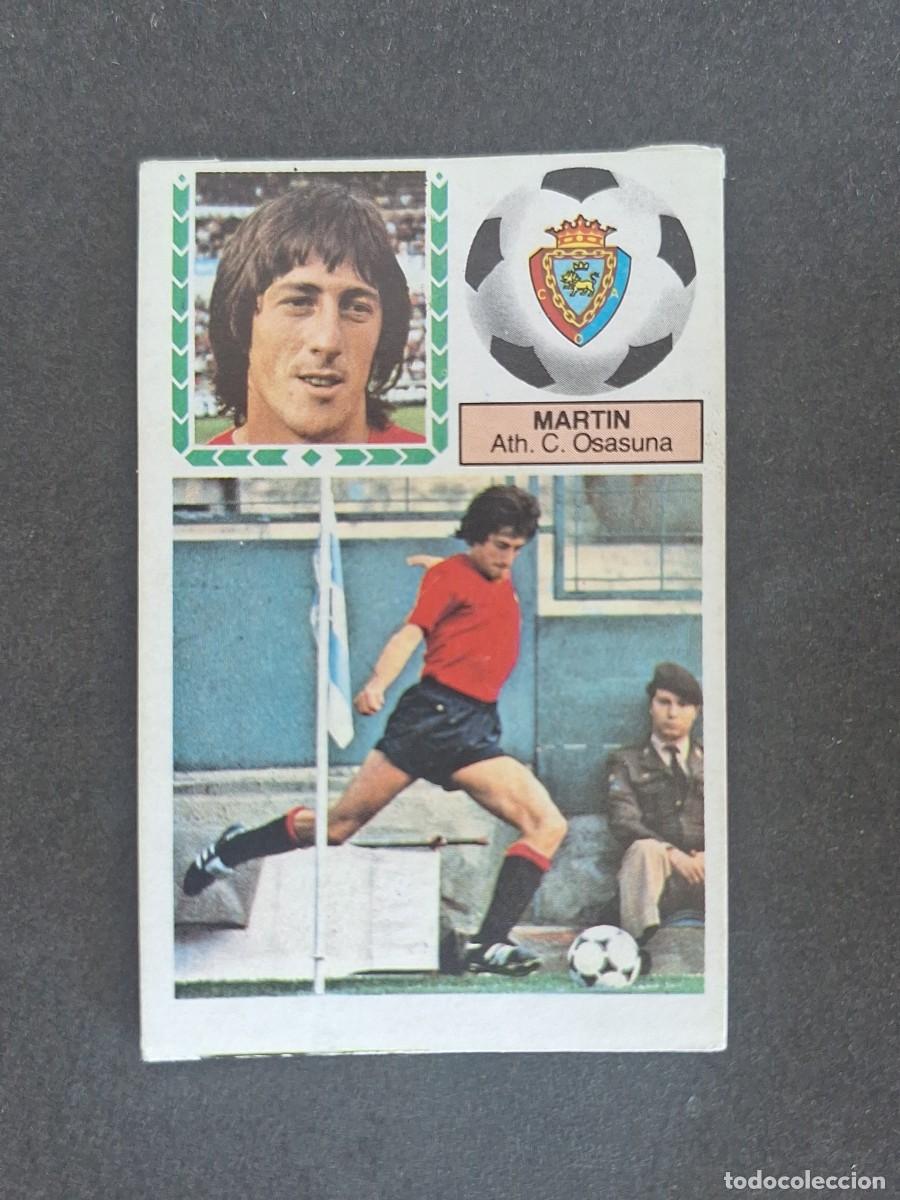 Cromos de f&uacute;tbol: L6 MARTIN C. A. OSASUNA LIGA ESTE 1983 1984 83 84 DESPEGADO RECUPERADO