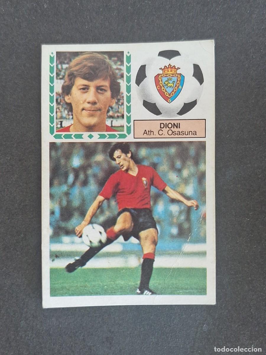 Cromos de f&uacute;tbol: L6 DIONI C. A. OSASUNA LIGA ESTE 1983 1984 83 84 DESPEGADO RECUPERADO
