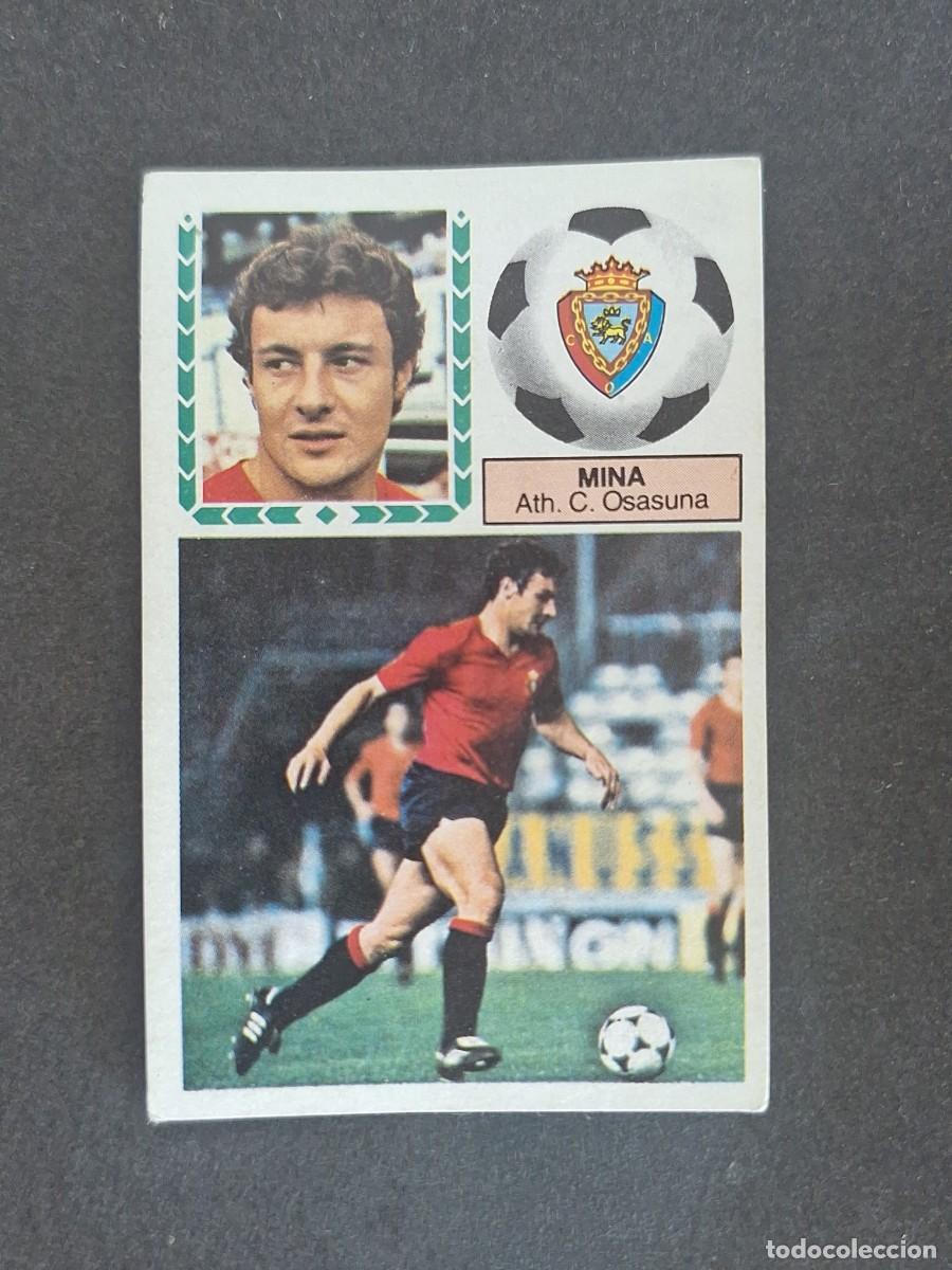 Cromos de f&uacute;tbol: L6 MINA C. A. OSASUNA LIGA ESTE 1983 1984 83 84 DESPEGADO RECUPERADO