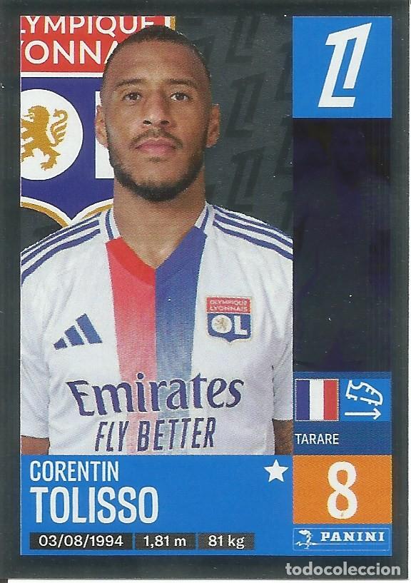 Cromos de f&uacute;tbol: Cromo n.&ordm; 194 - Corentin Tolisso - OL Lyon - Foot 2024 2025 - Ligue 1 McDonald's (Panini) - UNFP