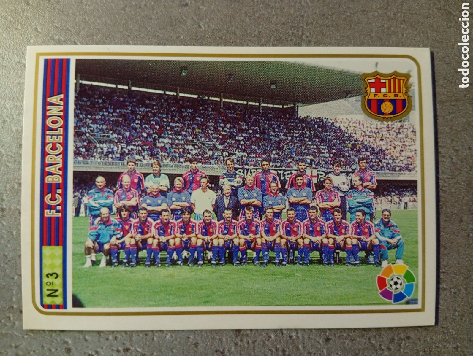 Cromos de Futebol: F&Uacute;TBOL CROMO N&ordm; 3 Plantilla BARCELONA MUNDICROMO 1994 1995