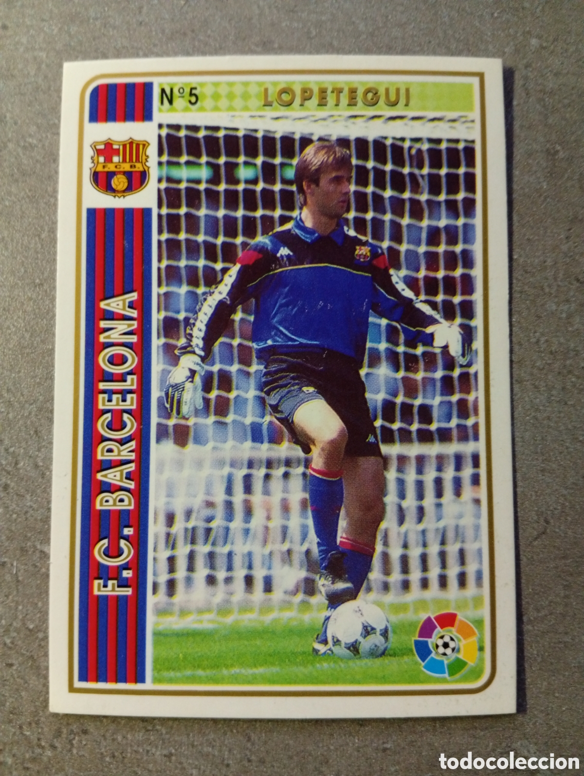 Cromos de Futebol: F&Uacute;TBOL CROMO N&ordm; 5 Lopetegi BARCELONA MUNDICROMO 1994 1995
