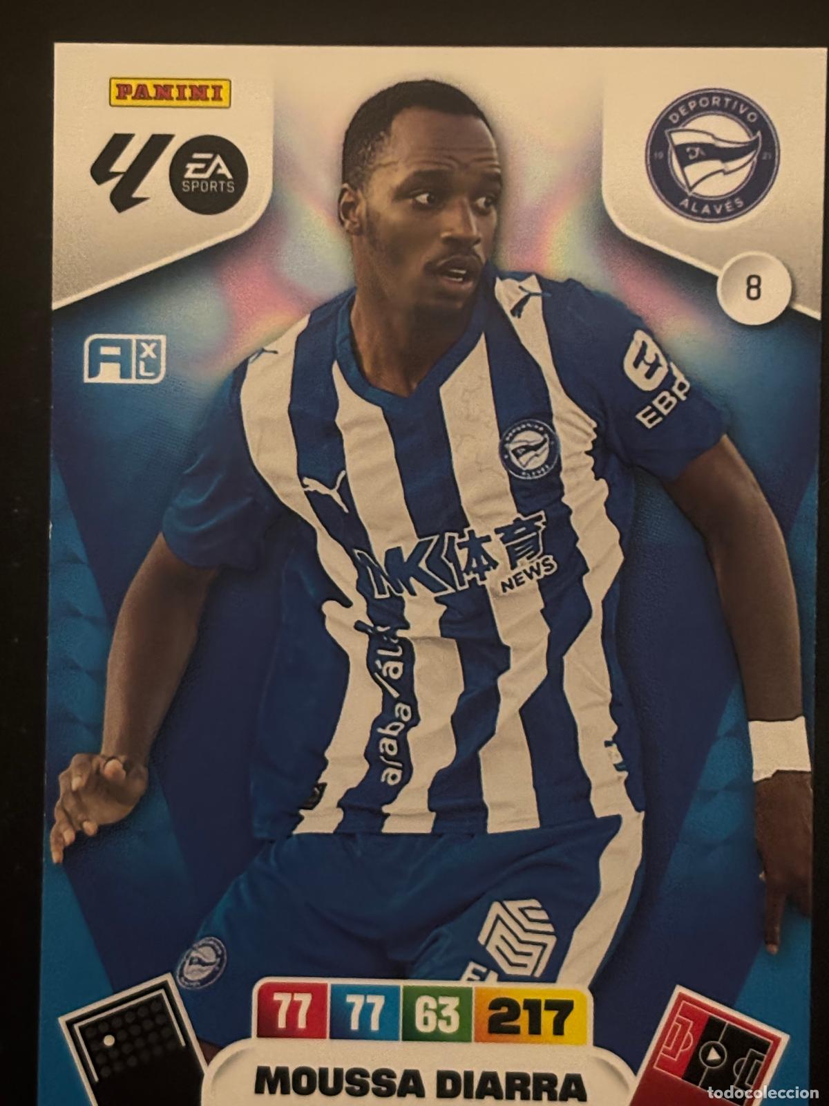 Figurine di Calcio: 8 MOUSSA DIARRA ALAVES ADRENALYN XL LALIGA EA SPORTS 25-26 2025-2026 PANINI