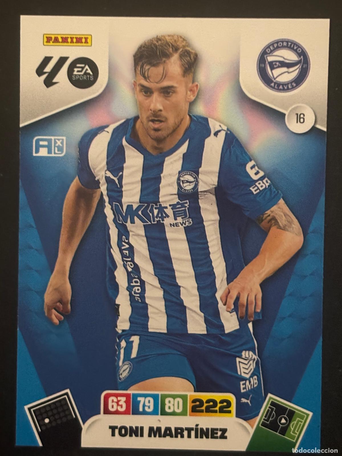 Cromos de f&uacute;tbol: 16 TONI MART&Iacute;NEZ ALAVES ADRENALYN XL LALIGA EA SPORTS 25-26 2025-2026 PANINI