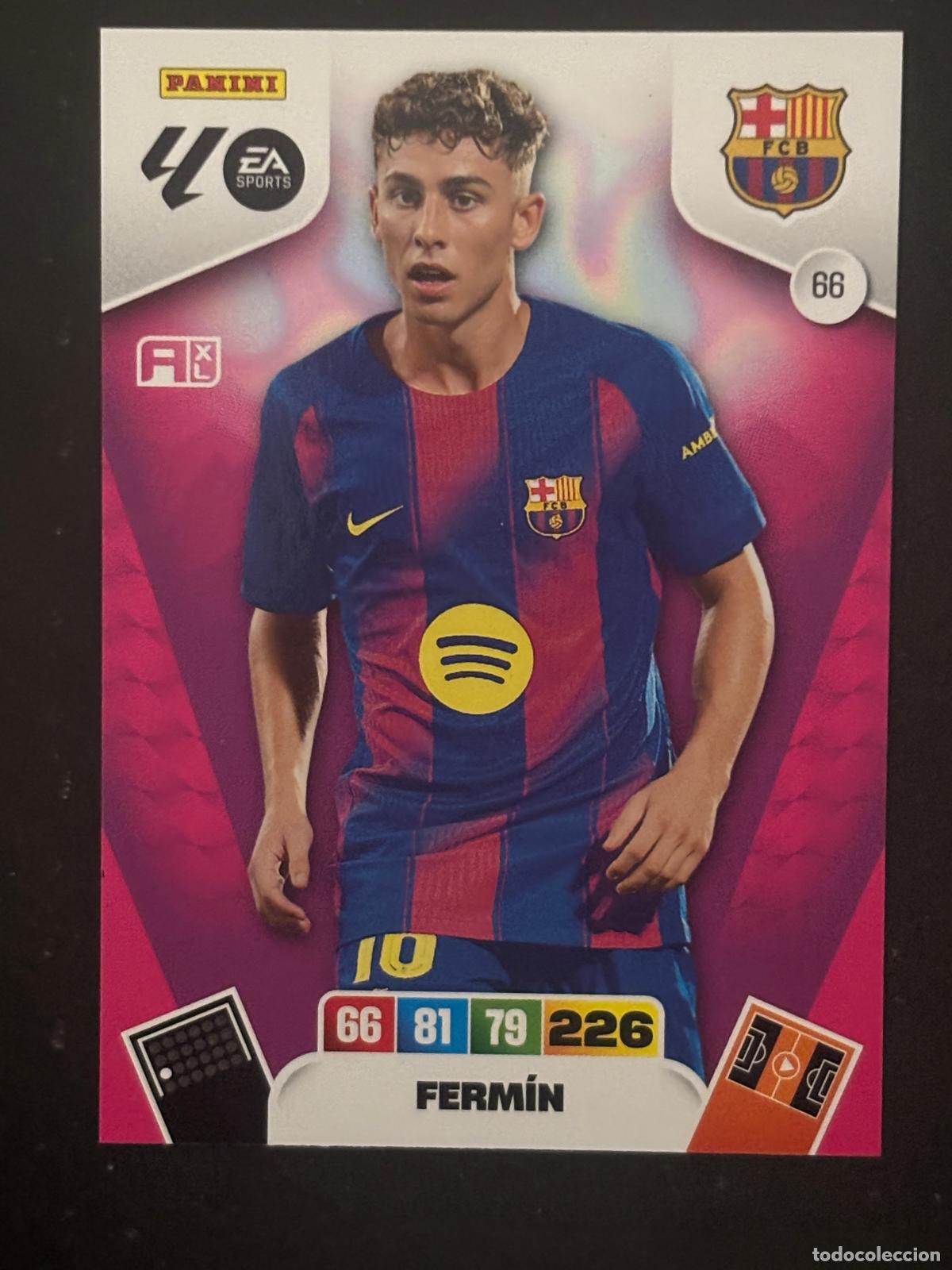 Cromos de f&uacute;tbol: 66 FERM&Iacute;N BARCELONA ADRENALYN XL LALIGA EA SPORTS 25-26 2025-2026 PANINI