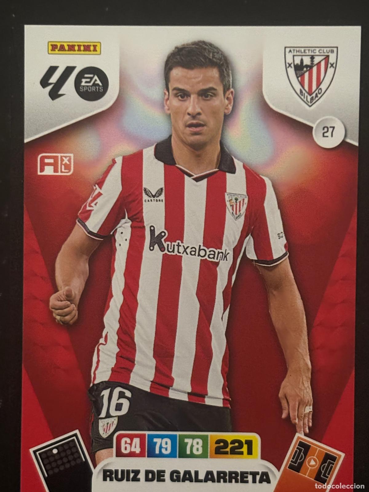 Cromos de f&uacute;tbol: 27 RUIZ DE GALARRETA AT BILBAO ADRENALYN XL LALIGA EA SPORTS 25-26 2025-2026 PANINI