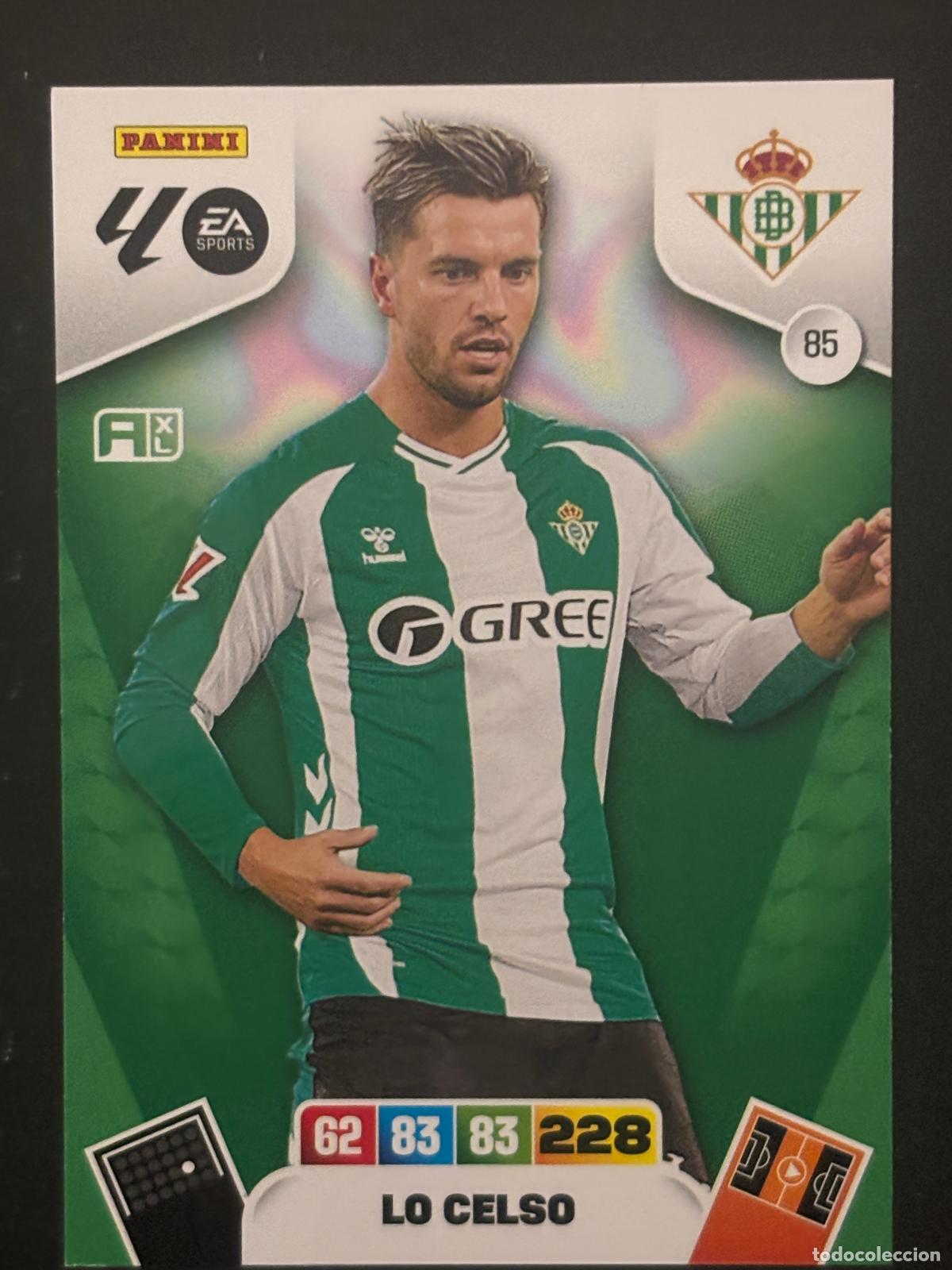 Cromos de f&uacute;tbol: 85 LO CELSO BETIS ADRENALYN XL LALIGA EA SPORTS 25-26 2025-2026 PANINI