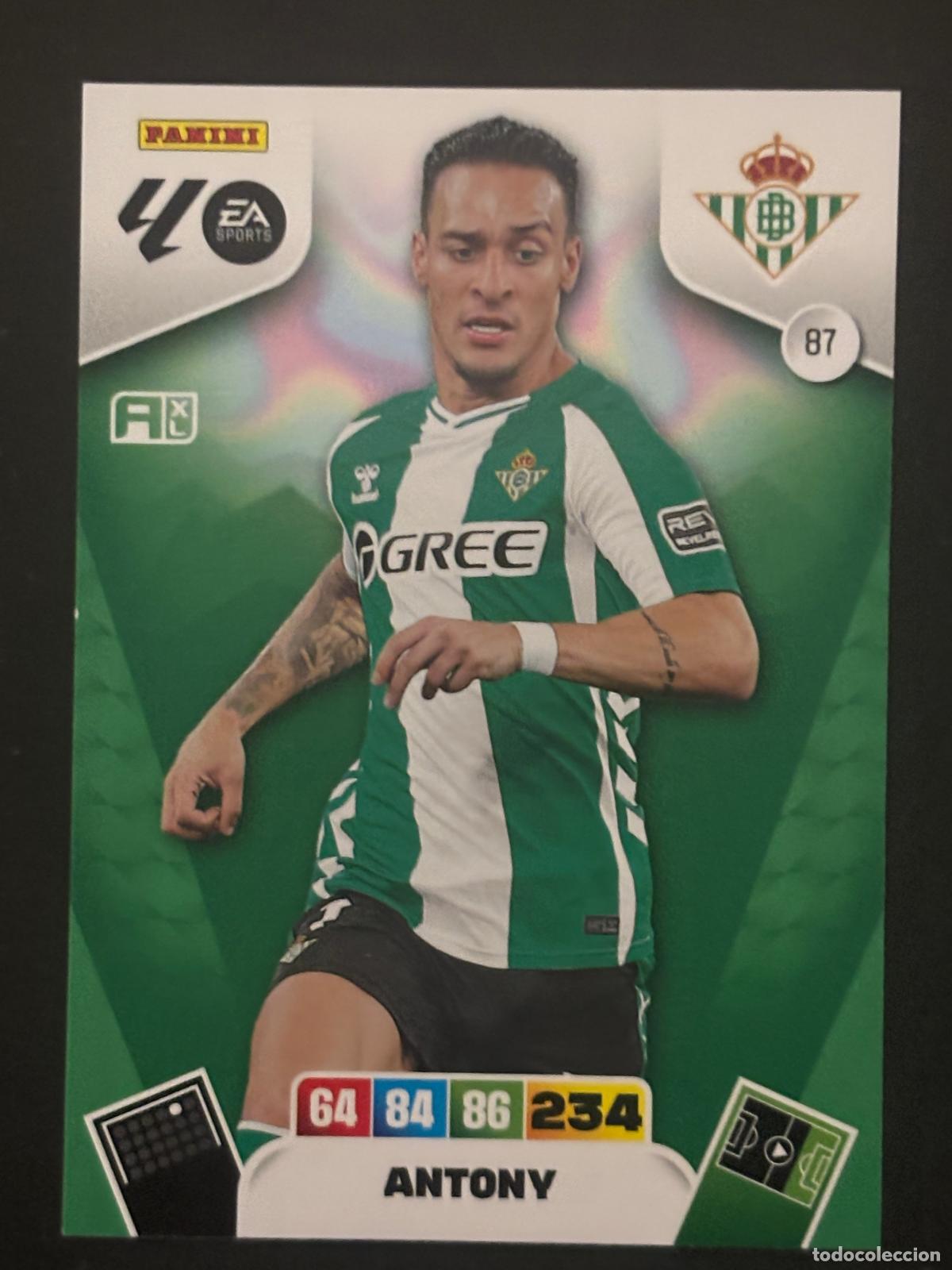 Cromos de f&uacute;tbol: 87 ANTONY BETIS ADRENALYN XL LALIGA EA SPORTS 25-26 2025-2026 PANINI
