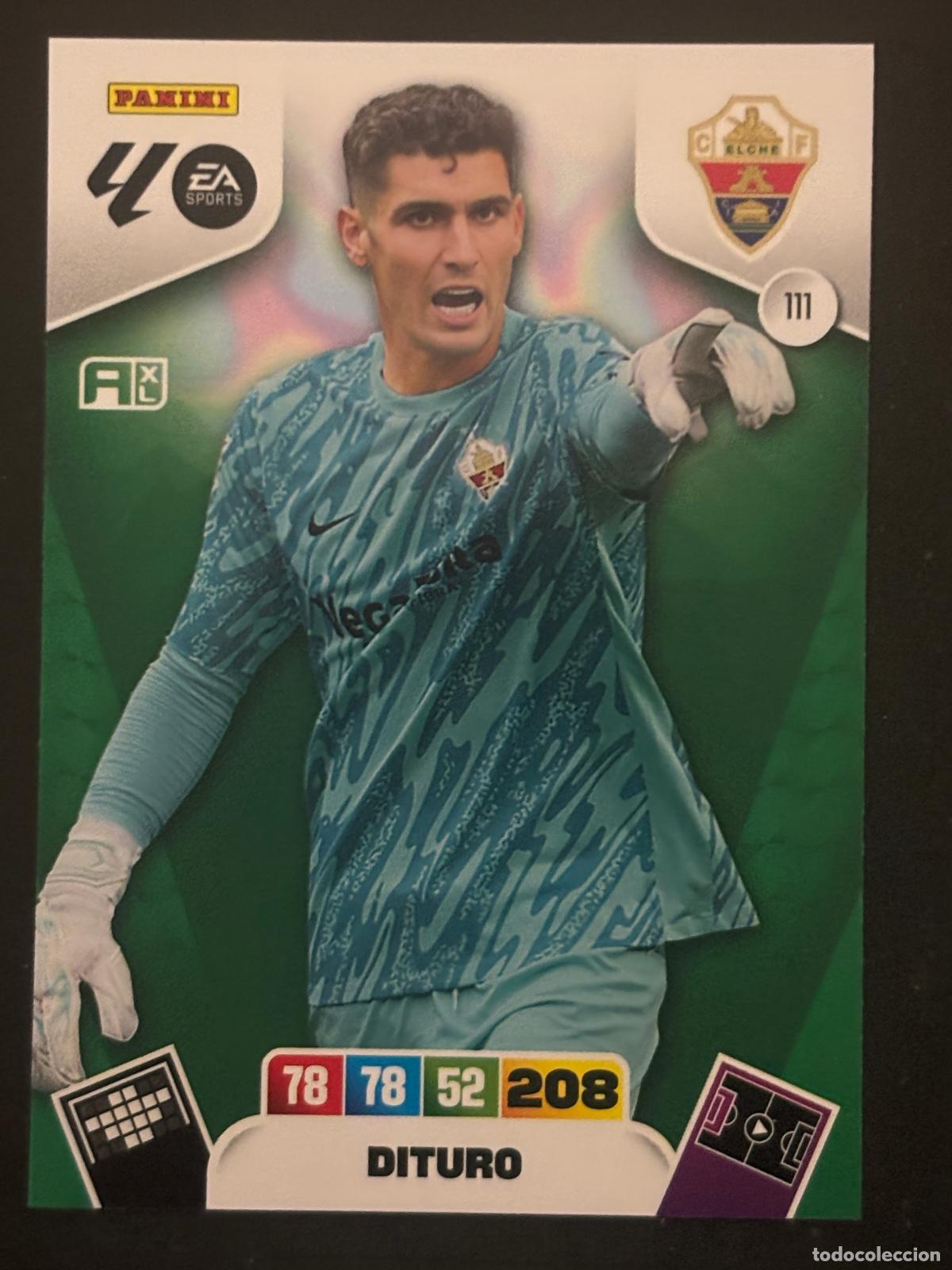 Cromos de f&uacute;tbol: 111 DITURO ELCHE ADRENALYN XL LALIGA EA SPORTS 25-26 2025-2026 PANINI