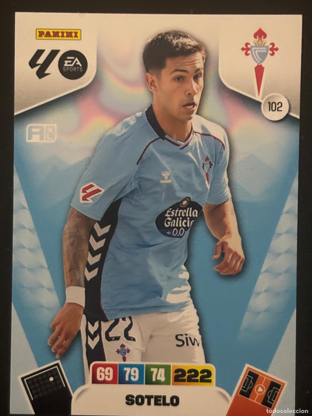 Cromos de f&uacute;tbol: 102 SOTELO CELTA ADRENALYN XL LALIGA EA SPORTS 25-26 2025-2026 PANINI