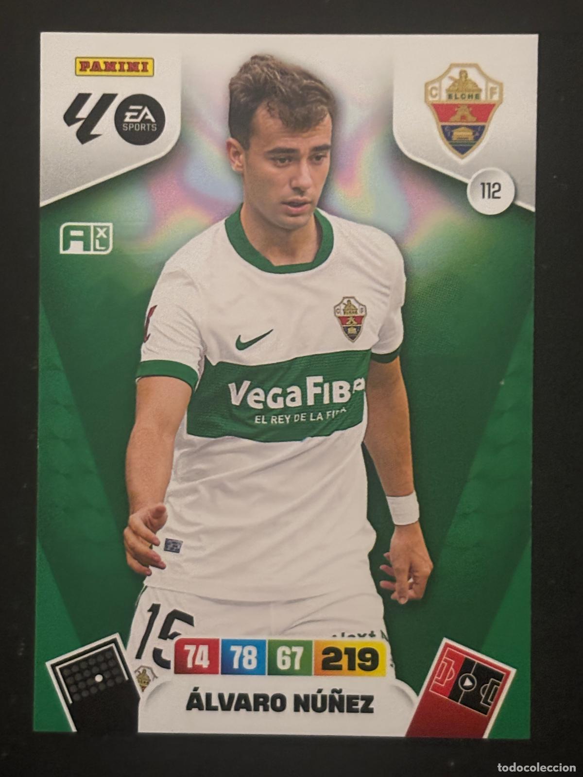 Cromos de f&uacute;tbol: 112 &Aacute;LVARO N&Uacute;&Ntilde;EZ ELCHE ADRENALYN XL LALIGA EA SPORTS 25-26 2025-2026 PANINI