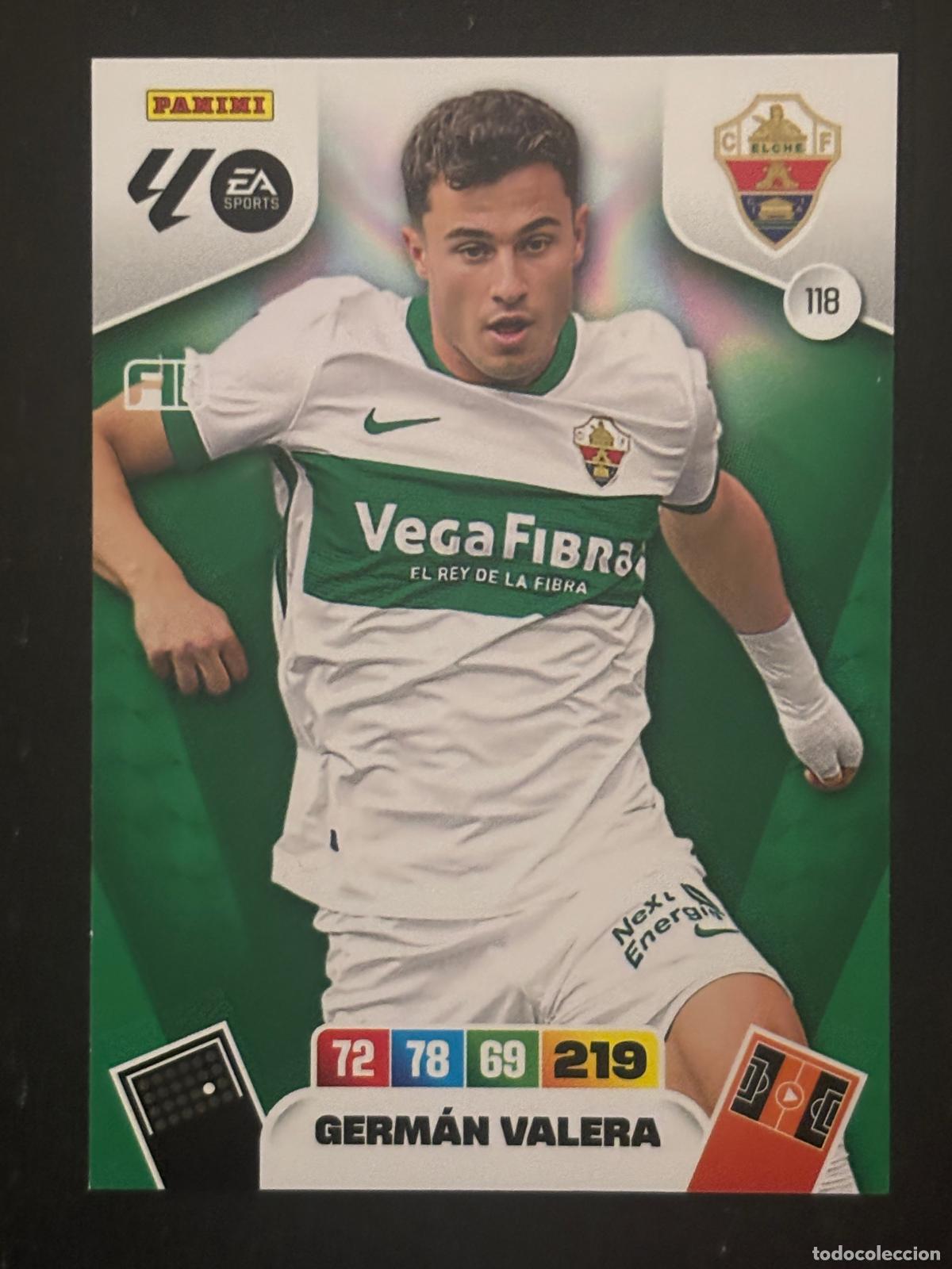 Cromos de f&uacute;tbol: 118 GERM&Aacute;N VALERA ELCHE ADRENALYN XL LALIGA EA SPORTS 25-26 2025-2026 PANINI