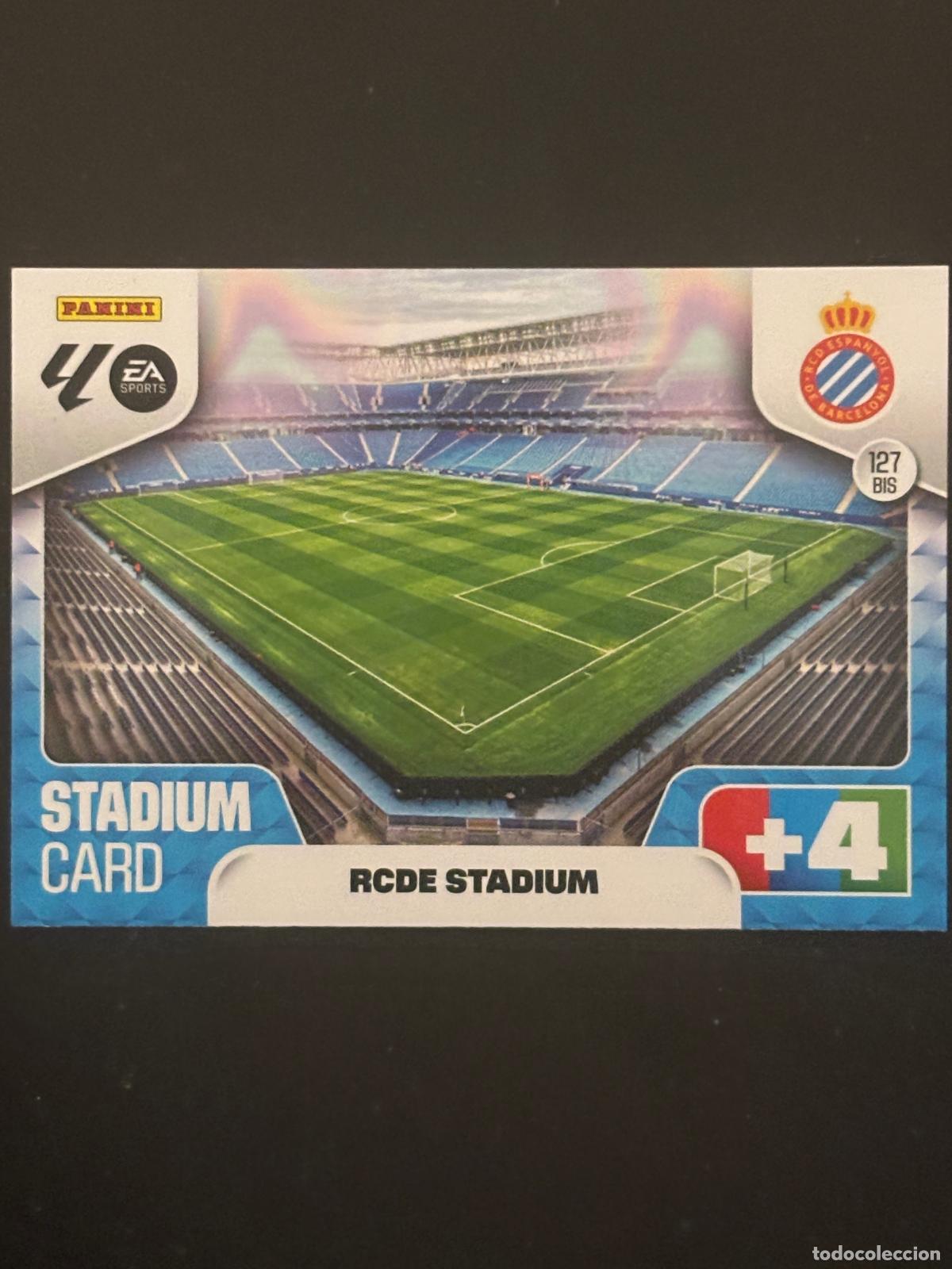 Cromos de f&uacute;tbol: 127BIS RCDE STADIUM ESPANYOL STADIUM CARD ADRENALYN XL LALIGA EA SPORTS 25-26 2025-2026