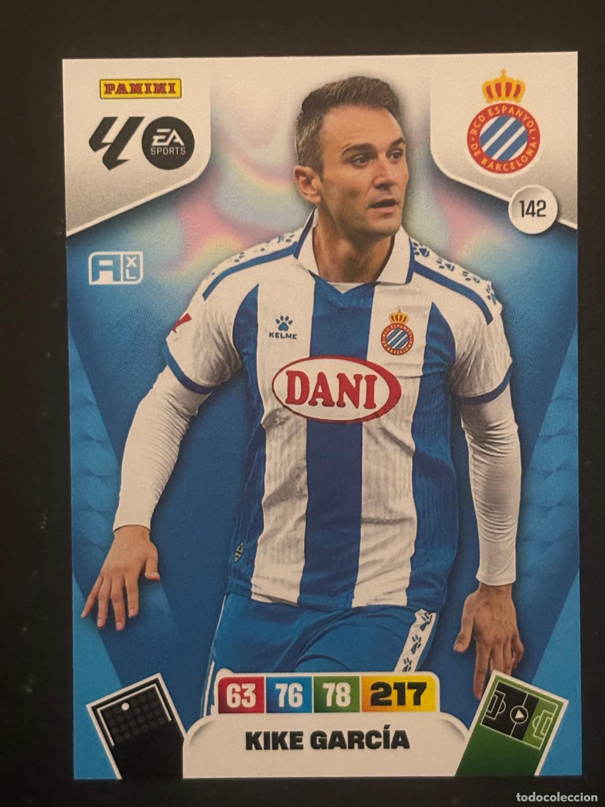 Cromos de f&uacute;tbol: 142 KIKE GARC&Iacute;A ESPANYOL ADRENALYN XL LALIGA EA SPORTS 25-26 2025-2026 PANINI