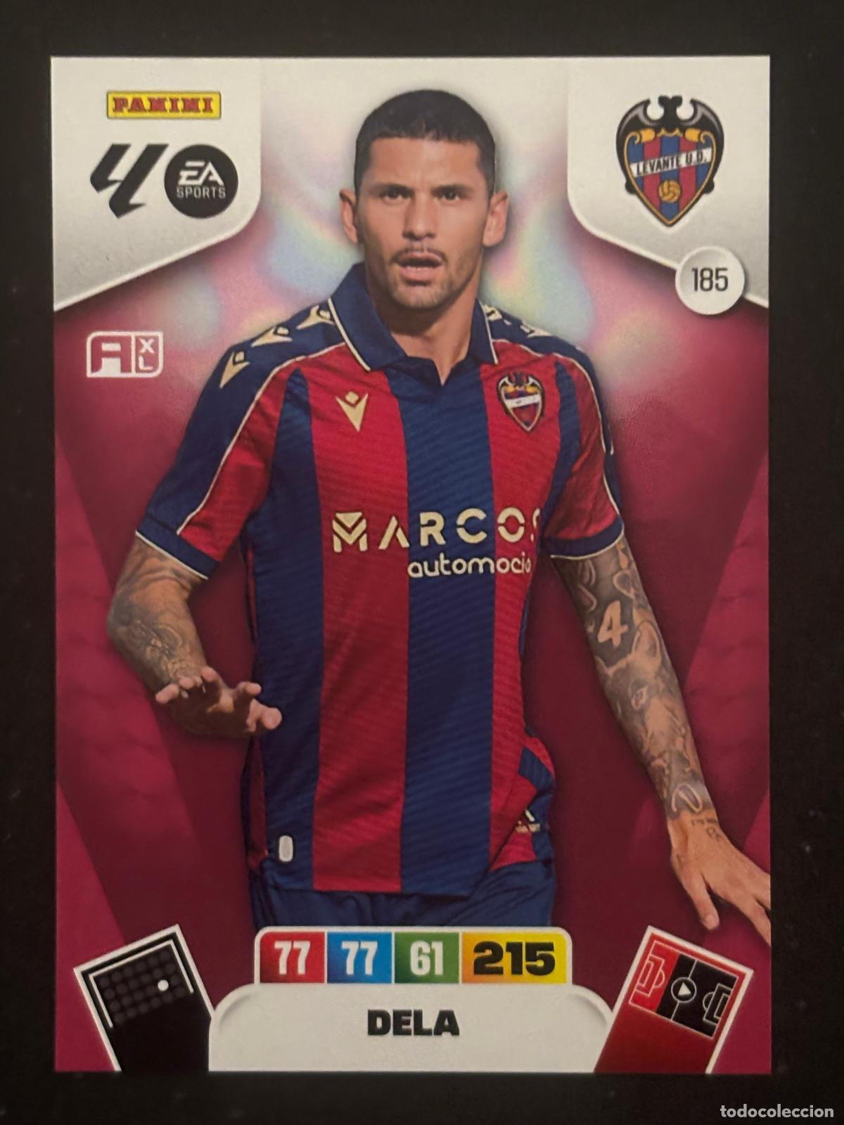 Cromos de f&uacute;tbol: 185 DELA LEVANTE ADRENALYN XL LALIGA EA SPORTS 25-26 2025-2026 PANINI
