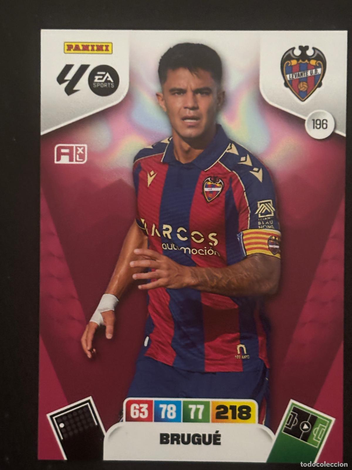 Football Stickers: 196 BRUGU&Eacute; LEVANTE ADRENALYN XL LALIGA EA SPORTS 25-26 2025-2026 PANINI