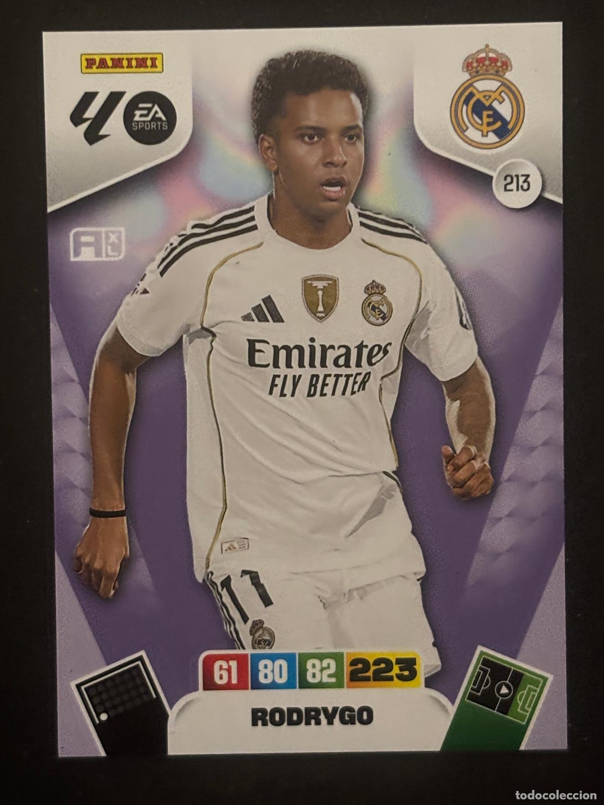Football Stickers: 213 RODRYGO REAL MADRID ADRENALYN XL LALIGA EA SPORTS 25-26 2025-2026 PANINI