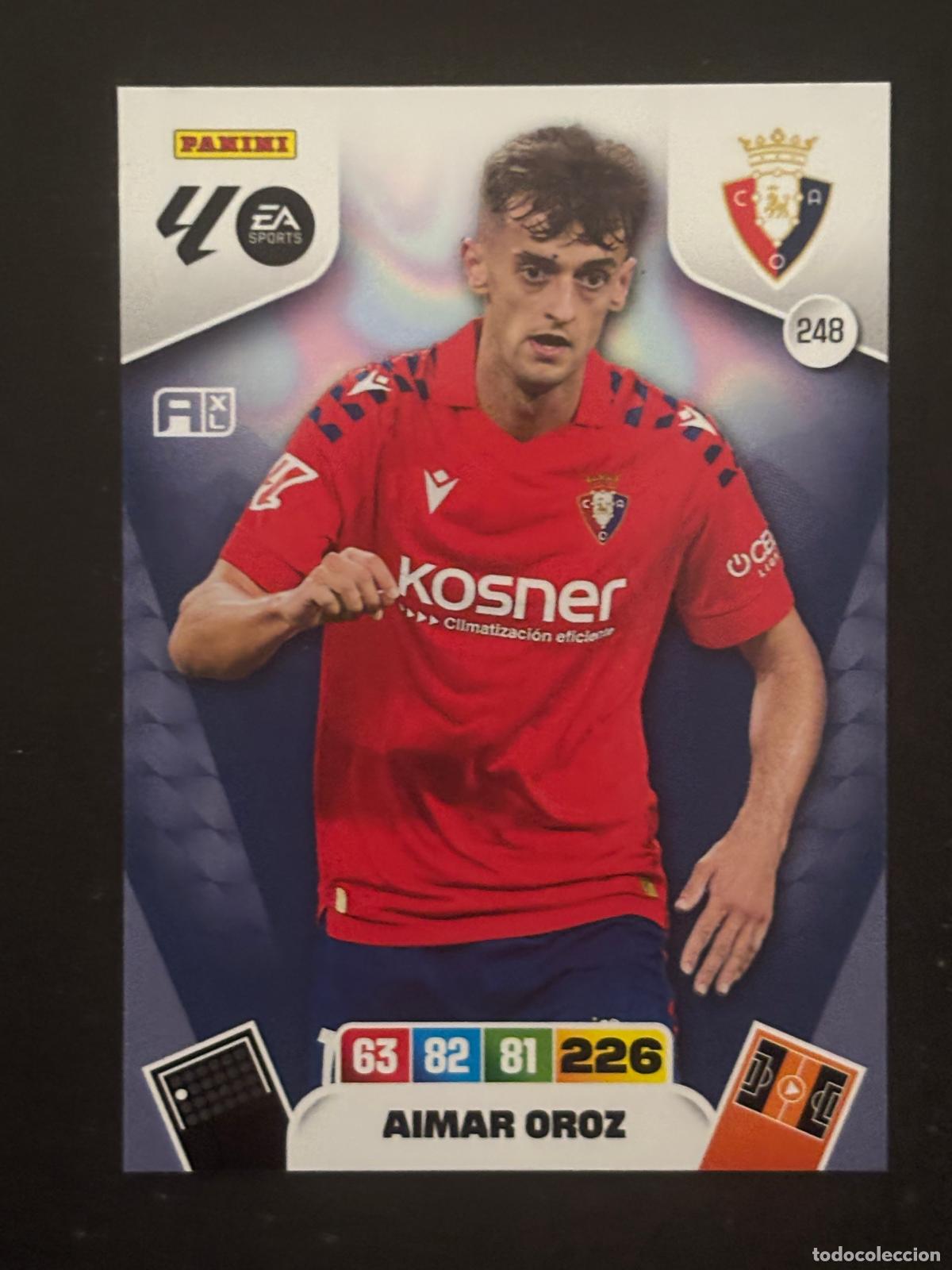 Fu&szlig;ball-Sticker: 248 AIMAR OROZ OSASUNA ADRENALYN XL LALIGA EA SPORTS 25-26 2025-2026 PANINI