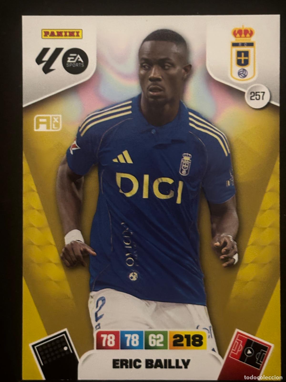 Fu&szlig;ball-Sticker: 257 ERIC BAILLY OVIEDO ADRENALYN XL LALIGA EA SPORTS 25-26 2025-2026 PANINI