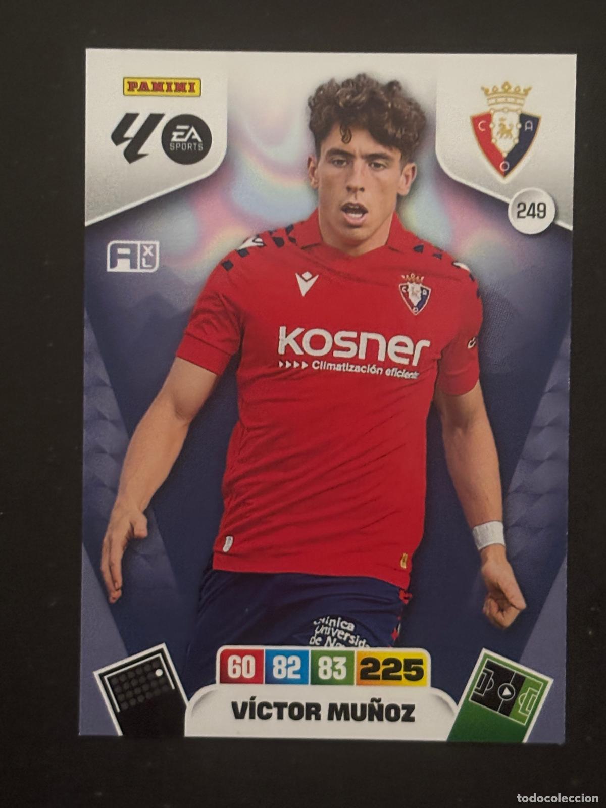 Fu&szlig;ball-Sticker: 249 V&Iacute;CTOR MU&Ntilde;OZ OSASUNA ADRENALYN XL LALIGA EA SPORTS 25-26 2025-2026 PANINI