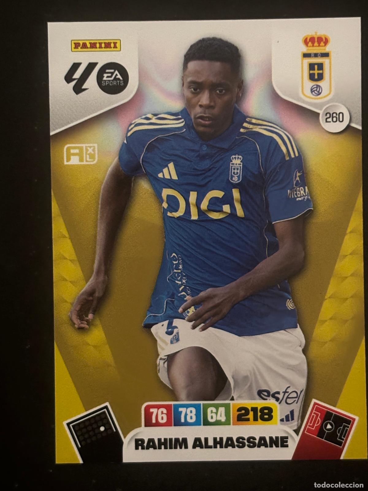 Fu&szlig;ball-Sticker: 260 RAHIM ALHASSANE OVIEDO ADRENALYN XL LALIGA EA SPORTS 25-26 2025-2026 PANINI