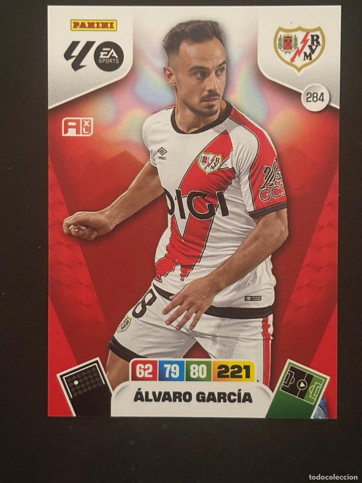 Fu&szlig;ball-Sticker: 284 &Aacute;LVARO GARC&Iacute;A RAYO ADRENALYN XL LALIGA EA SPORTS 25-26 2025-2026 PANINI