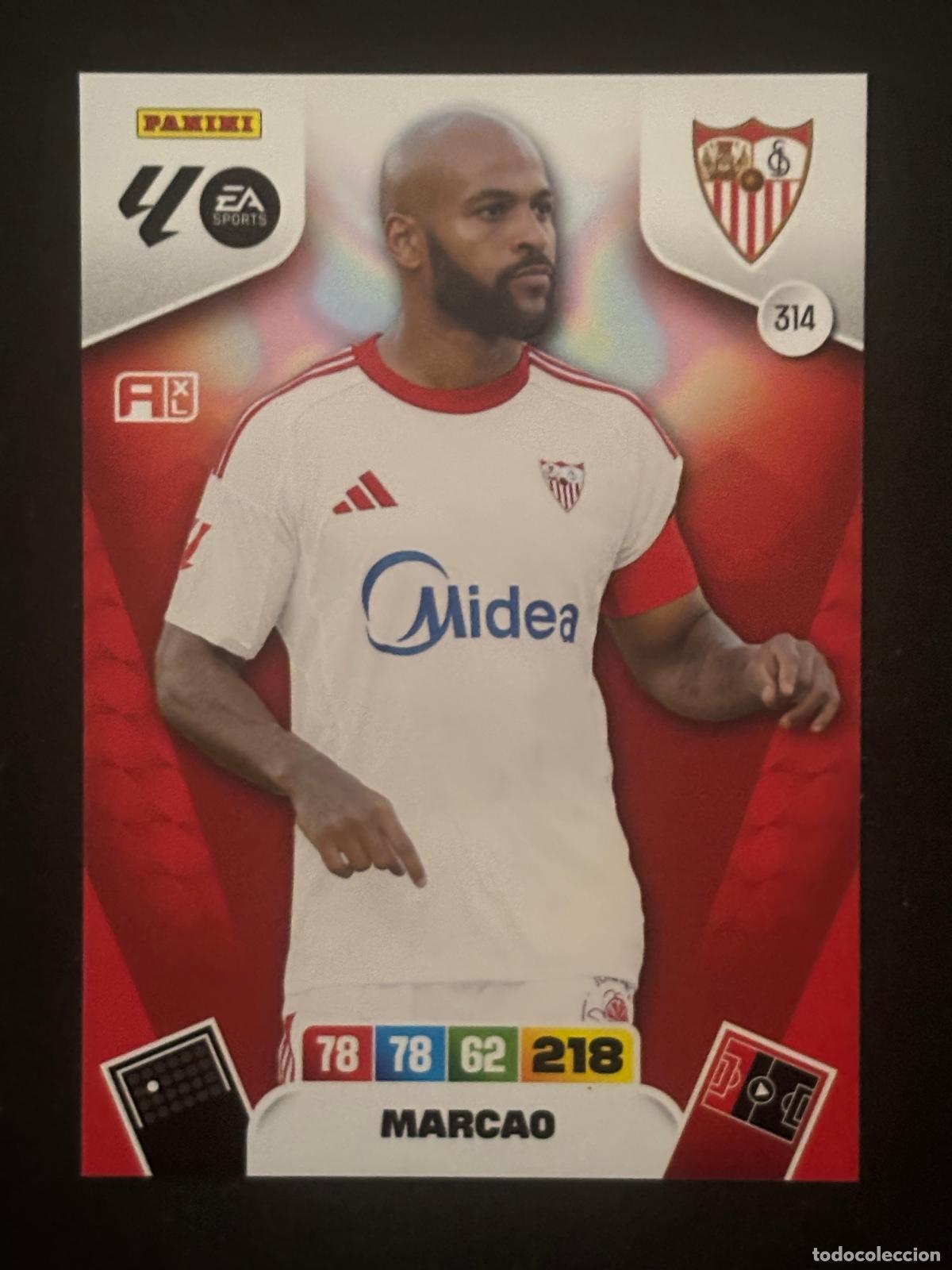 Fu&szlig;ball-Sticker: 314 MARCAO SEVILLA ADRENALYN XL LALIGA EA SPORTS 25-26 2025-2026 PANINI