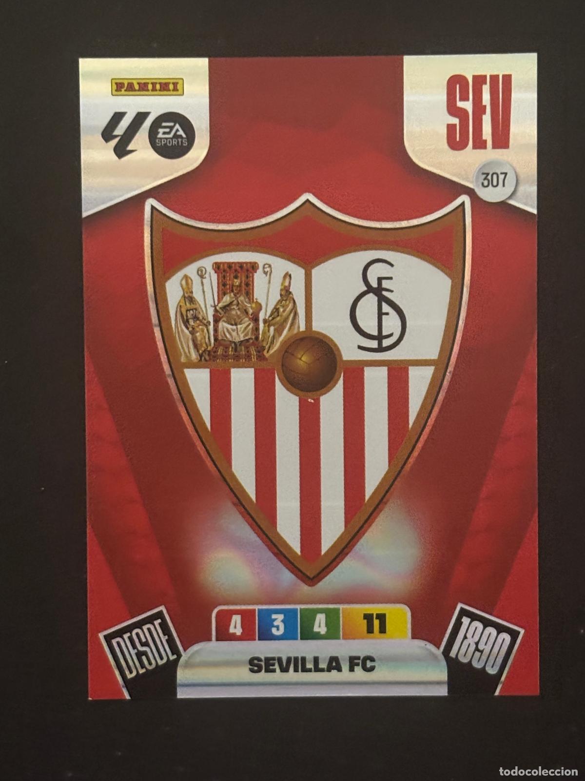 Fu&szlig;ball-Sticker: 307 ESCUDO SEVILLA ADRENALYN XL LALIGA EA SPORTS 25-26 2025-2026 PANINI