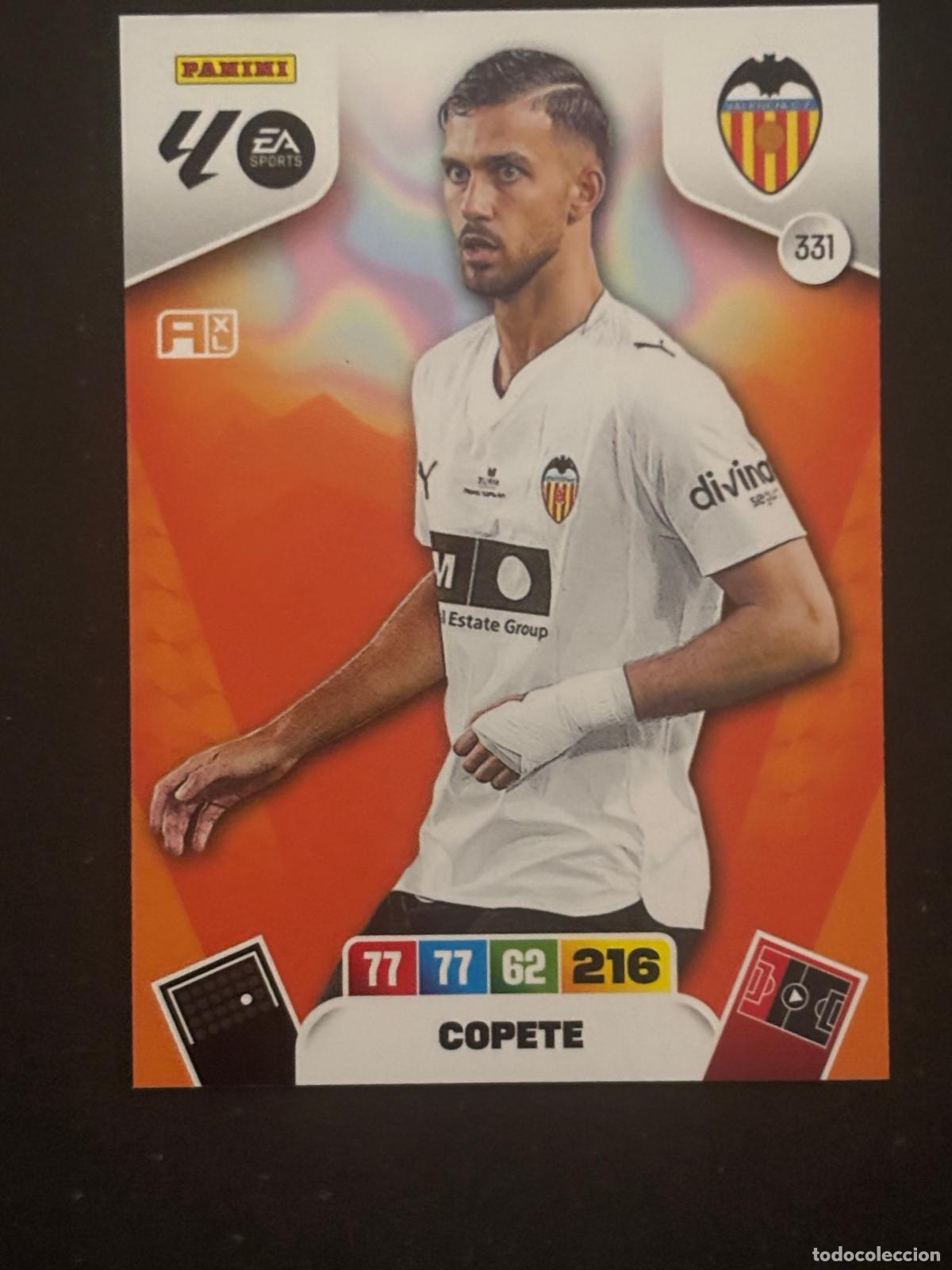 Fu&szlig;ball-Sticker: 331 COPETE VALENCIA ADRENALYN XL LALIGA EA SPORTS 25-26 2025-2026 PANINI