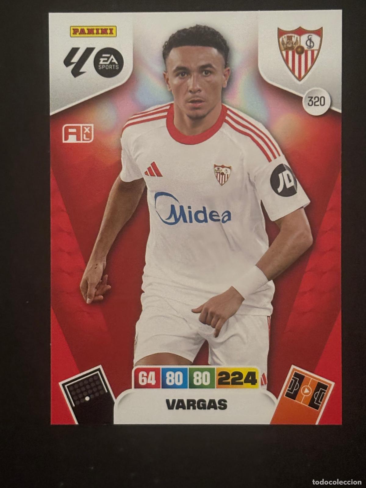 Fu&szlig;ball-Sticker: 320 VARGAS SEVILLA ADRENALYN XL LALIGA EA SPORTS 25-26 2025-2026 PANINI