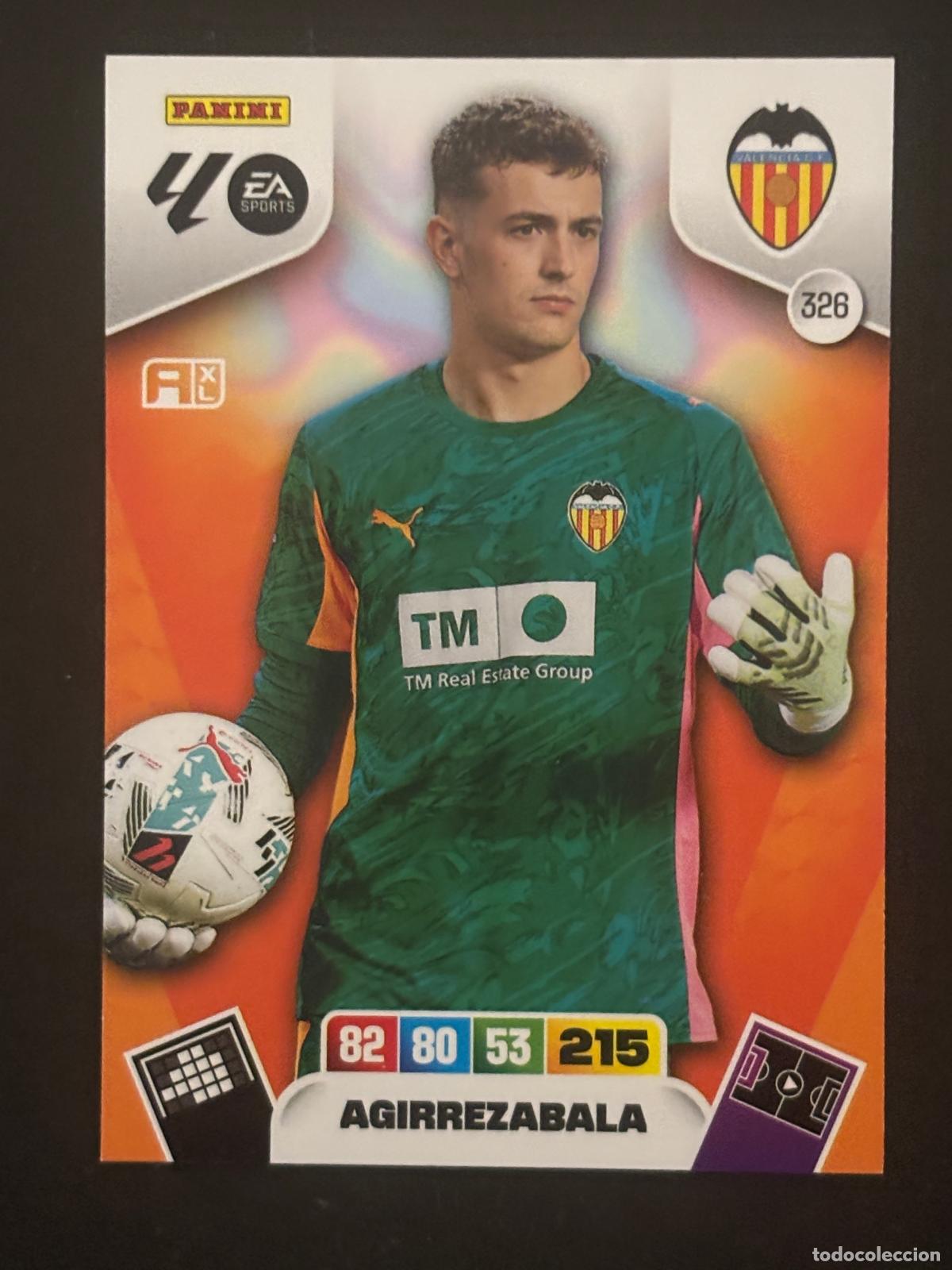 Fu&szlig;ball-Sticker: 326 AGIRREZABALA VALENCIA ADRENALYN XL LALIGA EA SPORTS 25-26 2025-2026 PANINI