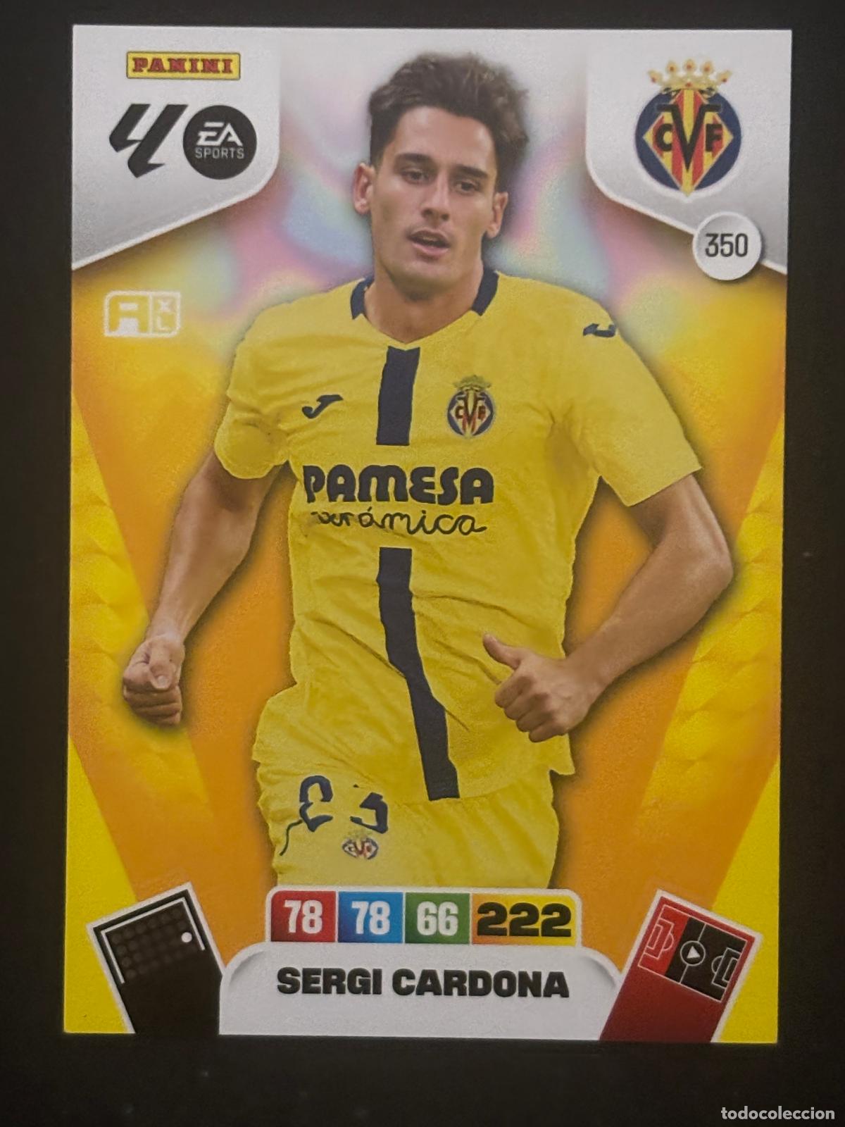 Cromos de f&uacute;tbol: 350 SERGI CARDONA VILLARREAL ADRENALYN XL LALIGA EA SPORTS 25-26 2025-2026 PANINI