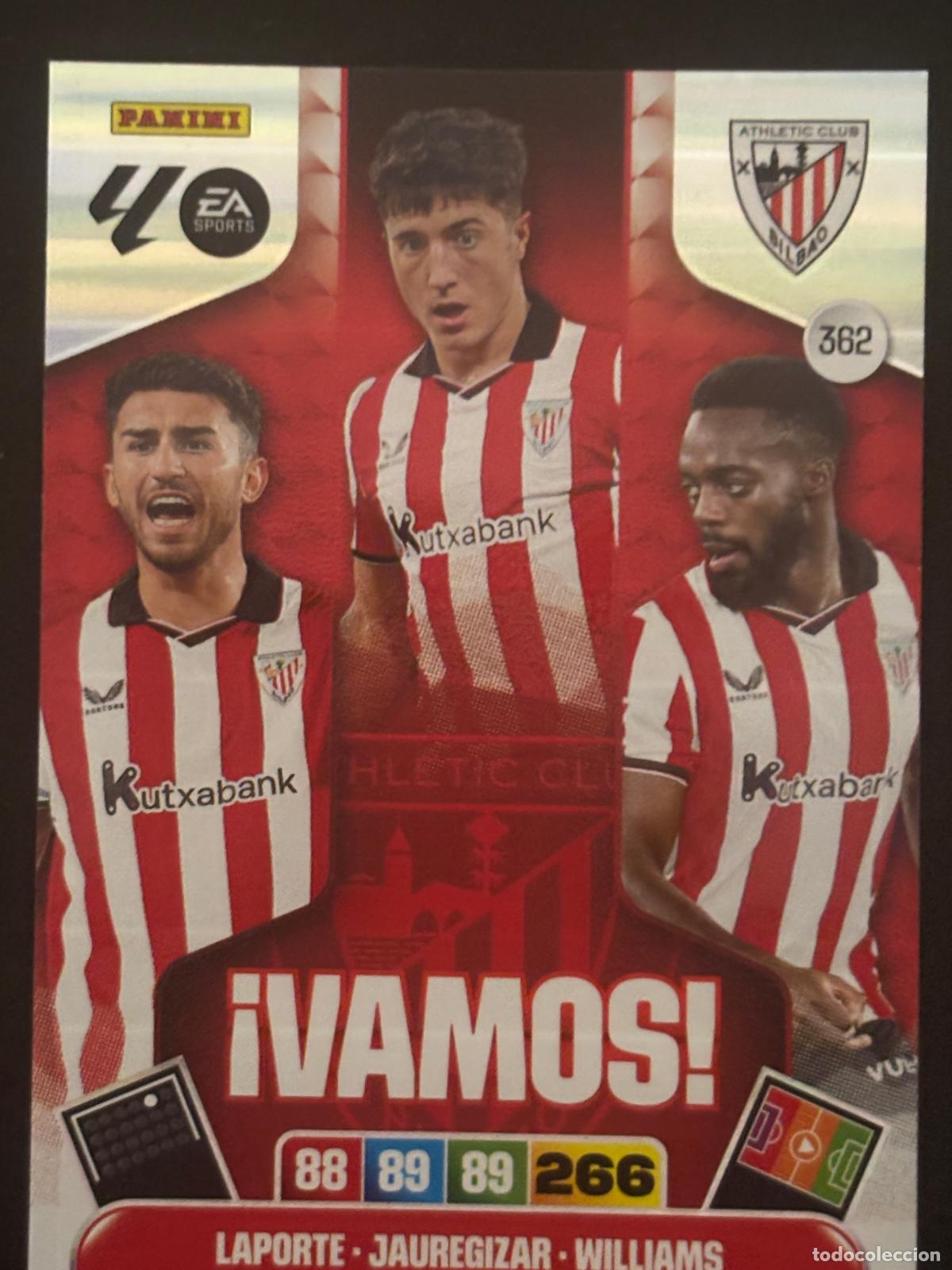 Cromos de f&uacute;tbol: 362 VAMOS AT BILBAO &iexcl;VAMOS! ADRENALYN XL LALIGA EA SPORTS 25-26 2025-2026 PANINI
