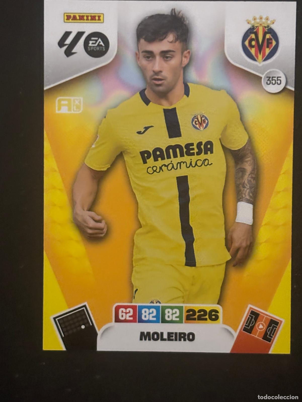 Cromos de f&uacute;tbol: 355 MOLEIRO VILLARREAL ADRENALYN XL LALIGA EA SPORTS 25-26 2025-2026 PANINI
