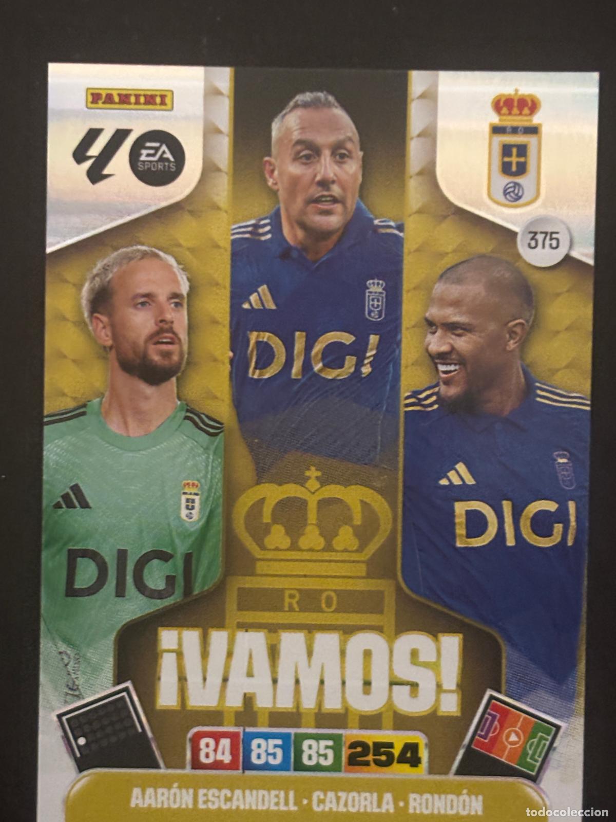 Figurine di Calcio: 375 VAMOS OVIEDO &iexcl;VAMOS! ADRENALYN XL LALIGA EA SPORTS 25-26 2025-2026 PANINI